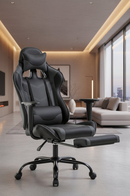 High Back Ergonomic Gaming & Office Chair – Adjustable Comfort