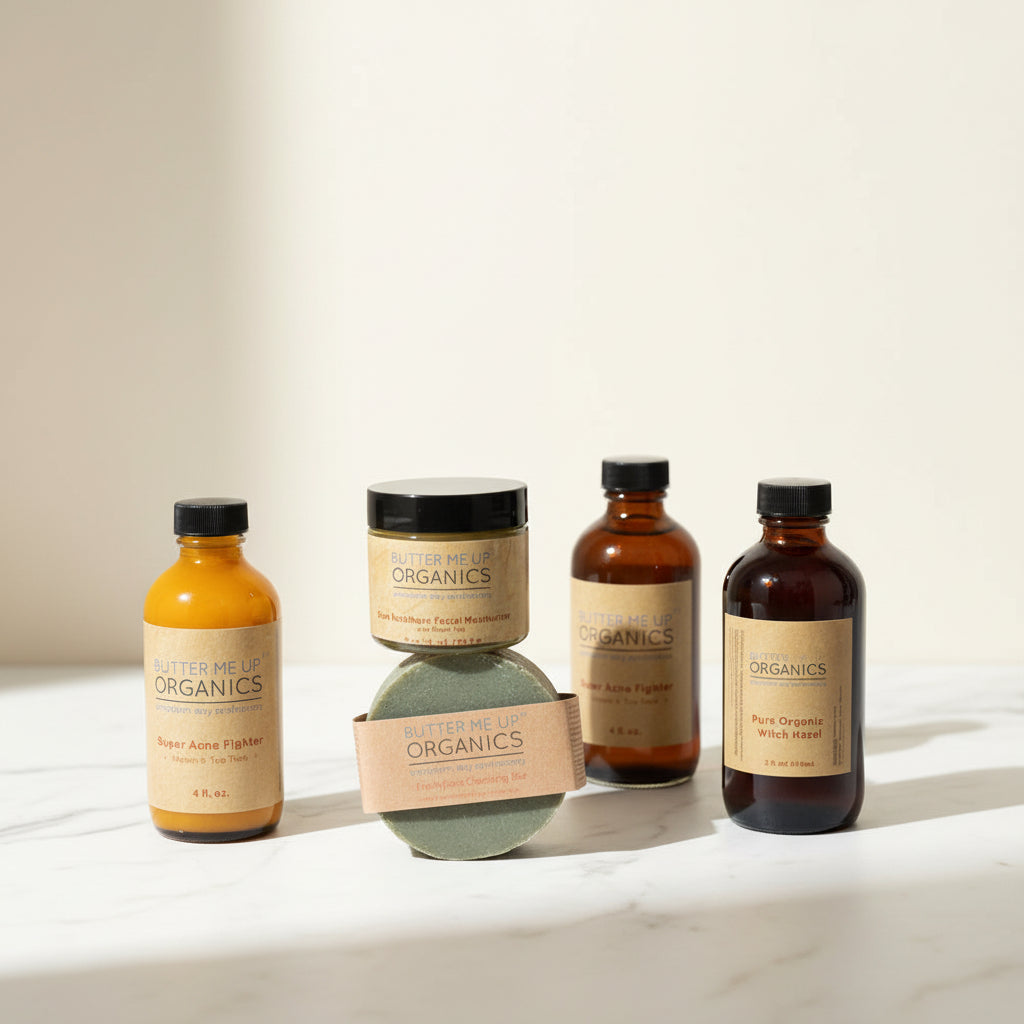 Organic Acne Bundle – Natural Skincare Solution for Clear Skin