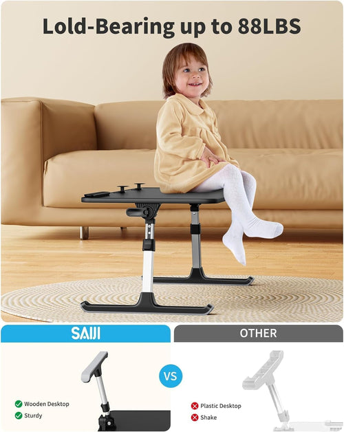 Adjustable Bed Laptop Desk – Height & Angle Adjustable Work Table