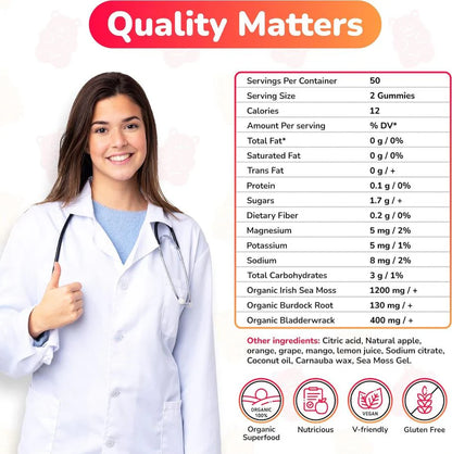 Sea Moss Gummies - 60 Gummies