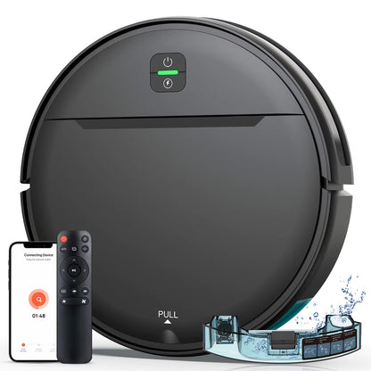BR181 Robot Vacuum Cleaner Combo Mop 4Kpa Suction Robotic Wifi/Voice Control Auto-Recharge Pet Hair Vacuum Cleaning Robot