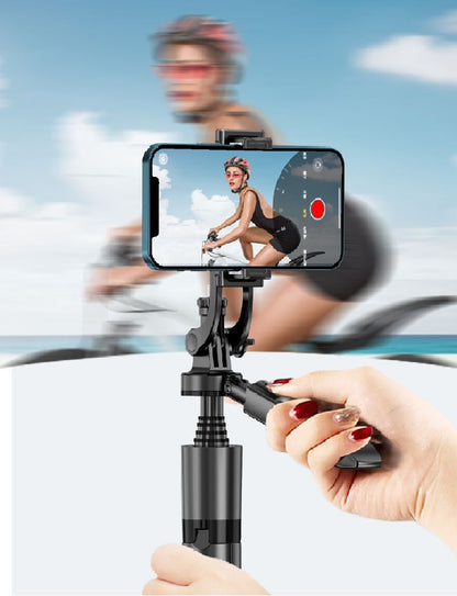 Smart 360° Auto Face Tracking Gimbal – Video Stabilizer & Phone Holder for Vlog & Live