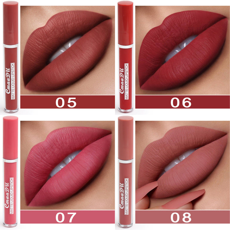 Waterproof Matte Lipstick – Long-Lasting Non-Stick Lip Color for Women