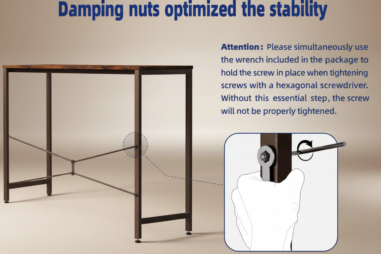 Small Space 32” Computer Desk – Compact Desk with Storage Bag