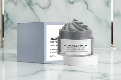 Face Cleansing Mud Mask Deep Cleansing Volcanic Mud Mask for Face Skincare Natural Dead Sea Mud Mask Smearing Volcanic Mud