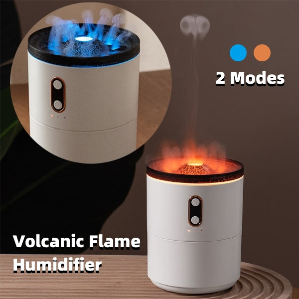 Volcanic Flame Aroma Diffuser – USB Portable Jellyfish Humidifier & Night Light