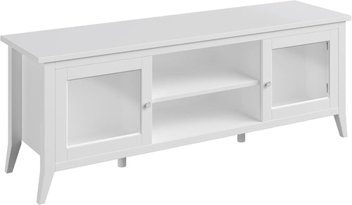 Modern 55" TV Stand Storage Cabinet – 2 Cubbies & 2 Shelves