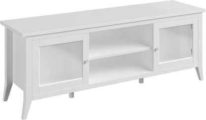 Modern 55" TV Stand Storage Cabinet – 2 Cubbies & 2 Shelves