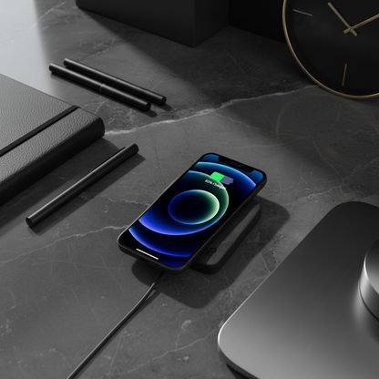 Handcrafted Wooden Wireless Charger – Eco-Friendly Qi Charging Pad