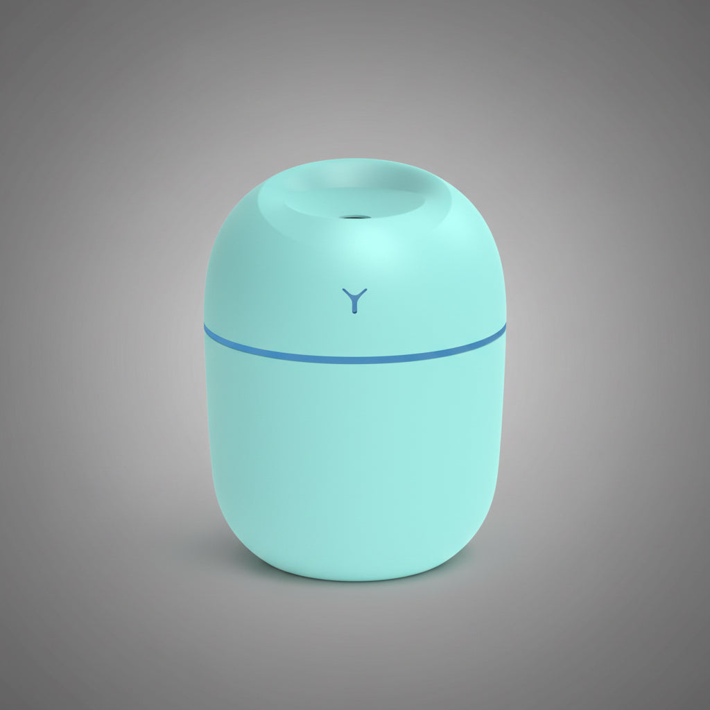 AromaMist™ Portable Ultrasonic Humidifier – USB Essential Oil Diffuser with LED Light