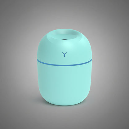 AromaMist™ Portable Ultrasonic Humidifier – USB Essential Oil Diffuser with LED Light