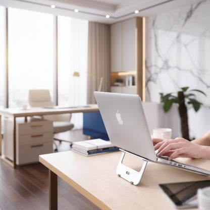 Portable Aluminum Laptop Holder Stand – Foldable Notebook Support