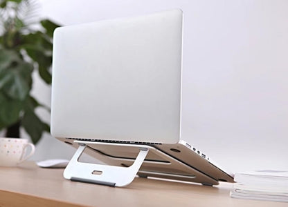 Portable Aluminum Laptop Holder Stand – Foldable Notebook Support