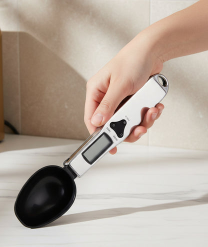 Precise LCD Digital Kitchen Measuring Spoon Scale – Accurate Cooking Tool