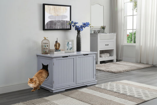PetHide™ X-Large Cat Litter Box Enclosure Bench