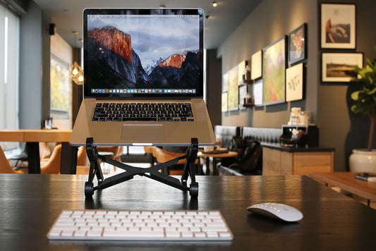 Adjustable Portable Laptop Stand – Ergonomic Computer Riser