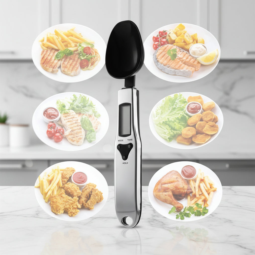 Precise LCD Digital Kitchen Measuring Spoon Scale – Accurate Cooking Tool