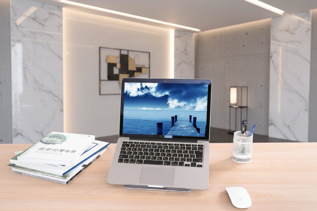 Portable Aluminum Laptop Holder Stand – Foldable Notebook Support
