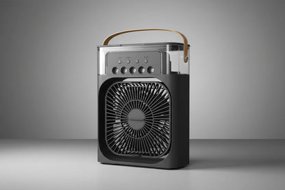 Portable USB Air Cooler Fan with Humidifier – Mini Air Conditioner for Home & Office