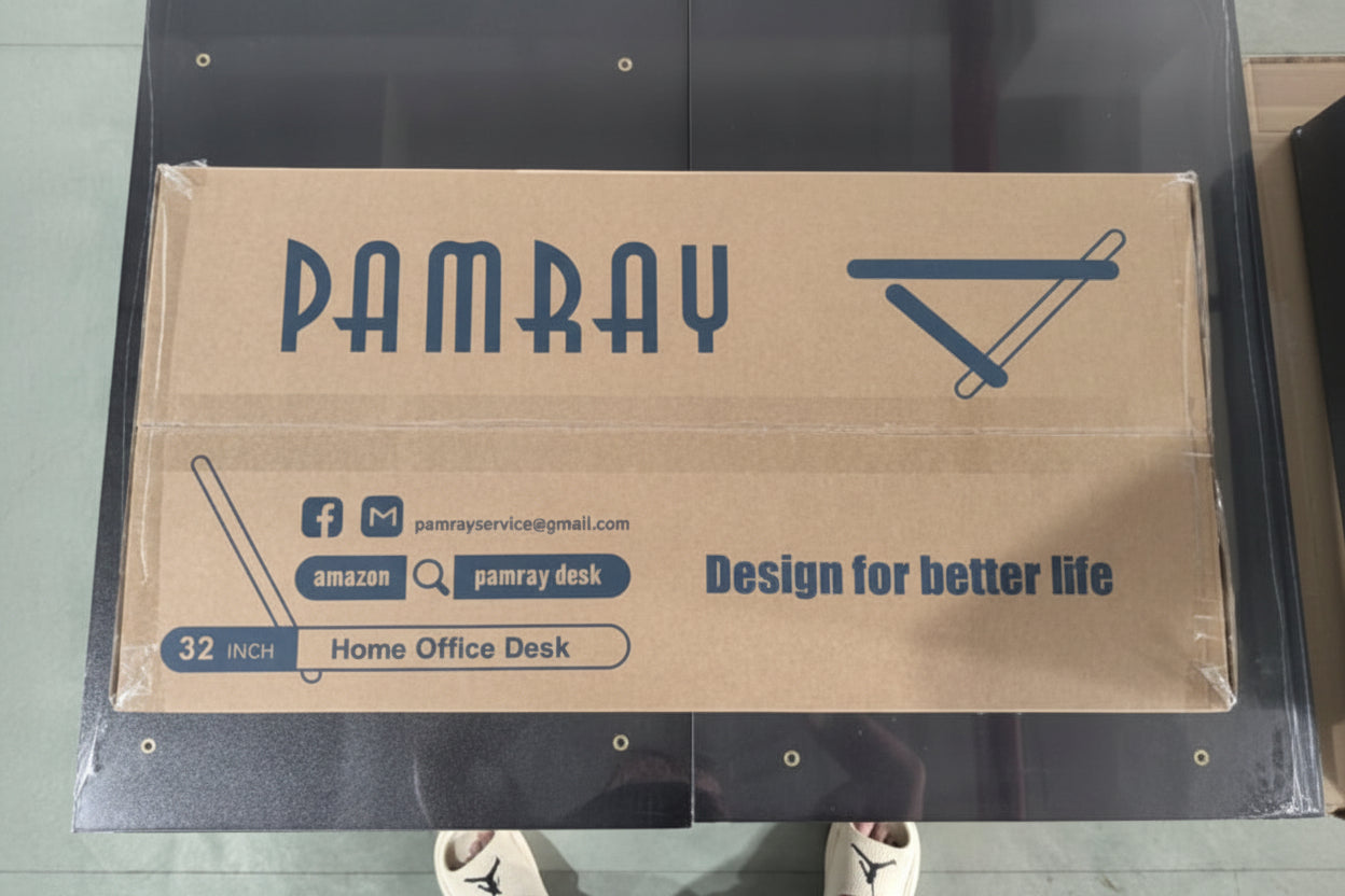 Small Space 32” Computer Desk – Compact Desk with Storage Bag