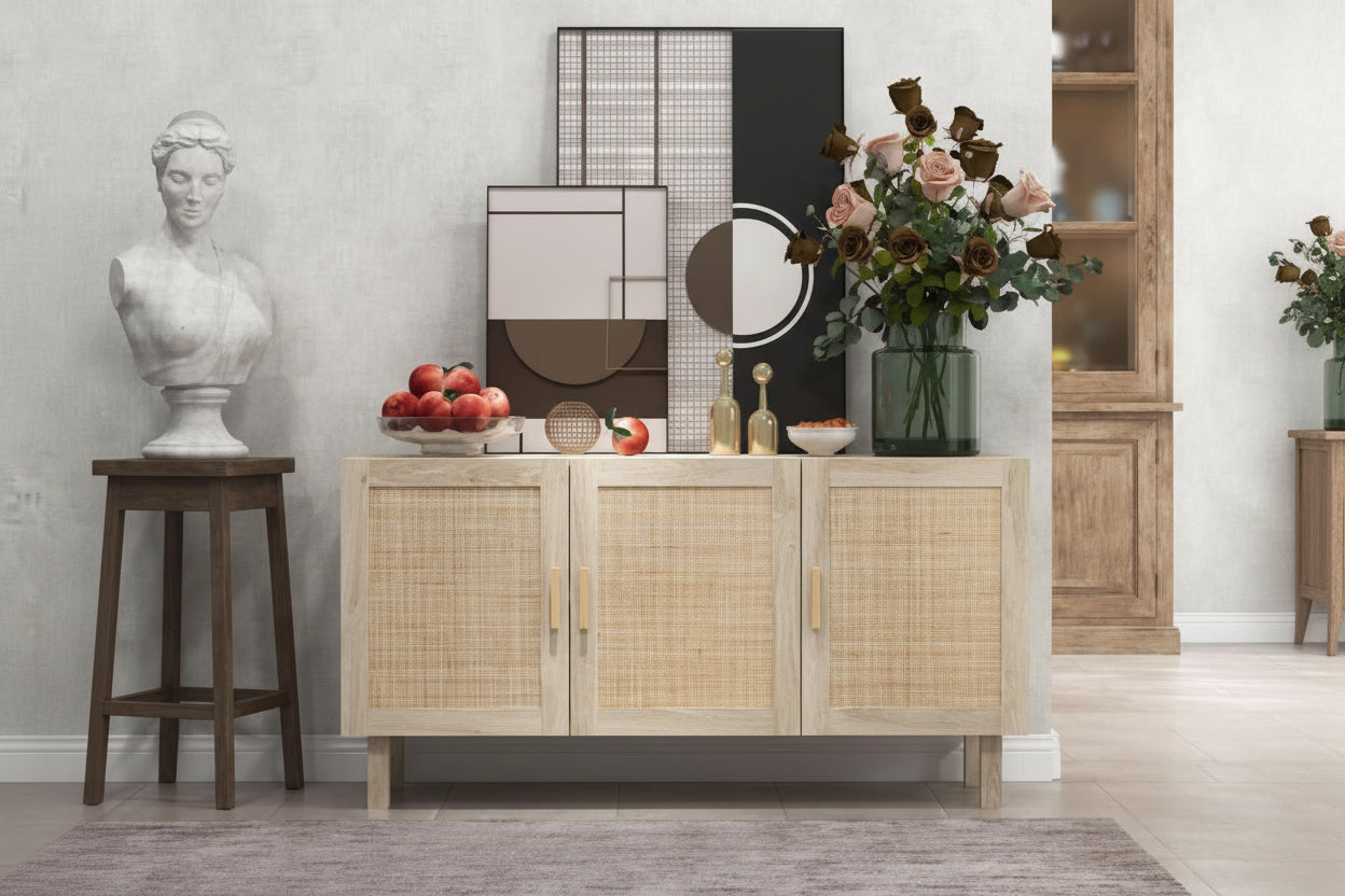 Modern Sideboard Buffet Cabinet – Kitchen & Coffee Bar Storage