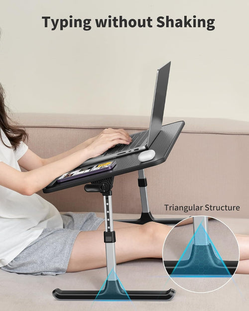 Adjustable Bed Laptop Desk – Height & Angle Adjustable Work Table