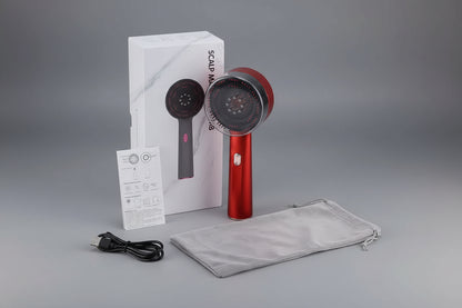 Red Light Scalp Massage Comb 3 Modes Electric Hair Growth Massage Brush Scalp Oil Liquid Applicator Anti-Hair Loss Head Massager