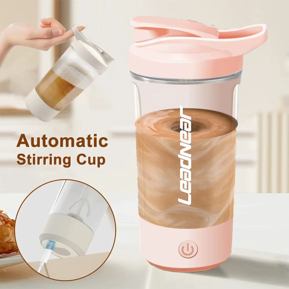 2026 Portable Electric Blender USB Rechargeable Shaker Cup High Powerful Sport Mixing Cup for Milkshake Coffee Outdoor Fitness