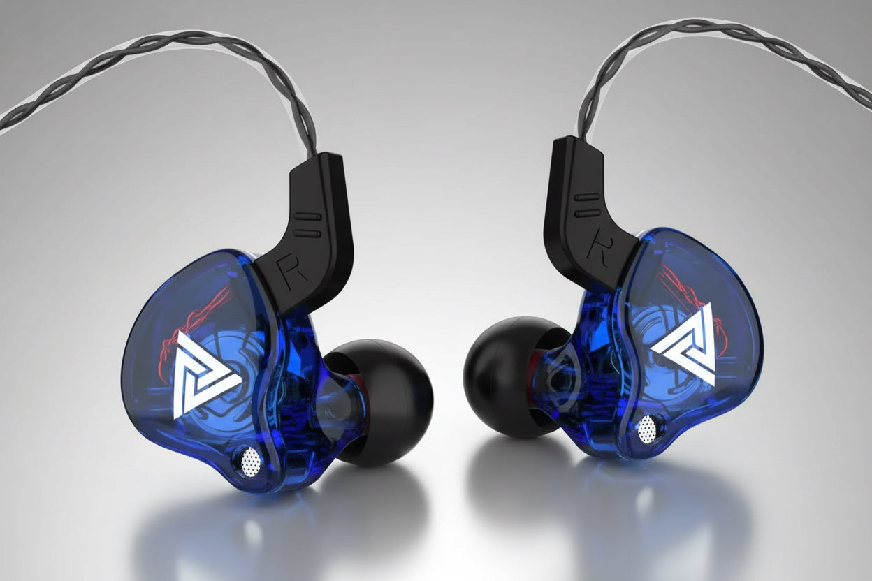 Original QKZ AK6 Copper Driver Hifi Wired Earphone Race Sport Headphone Bass Stereo Headset Music Earbuds 3.5MM in Ear with Mic