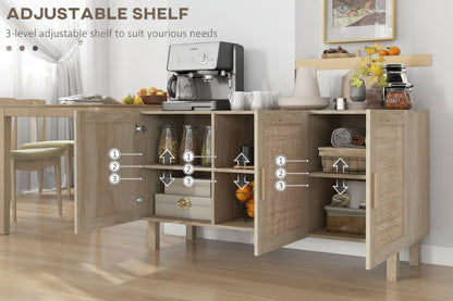 Modern Sideboard Buffet Cabinet – Kitchen & Coffee Bar Storage