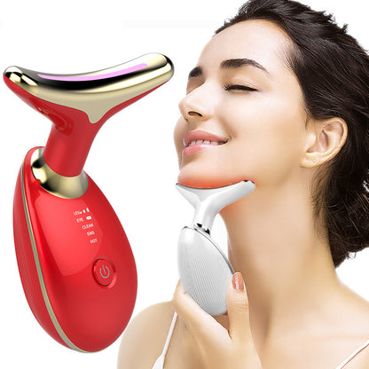 EMS Neck Massager – Microcurrent Wrinkle Remover & Thermal Tightening Device