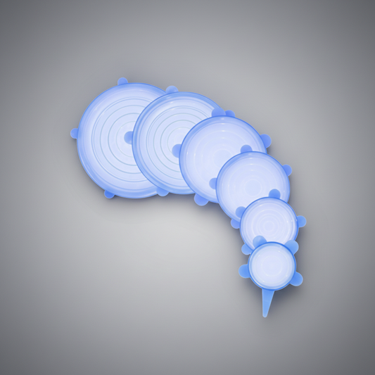 Reusable Silicone Stretch Lids Set (6 PCS) – Eco Kitchen Covers