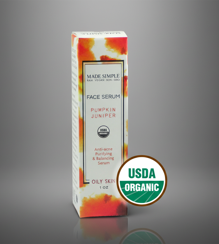 Pumpkin & Juniper Face Serum – Organic for Oily Skin