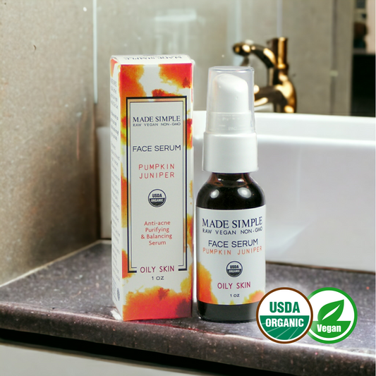 Pumpkin & Juniper Face Serum – Organic for Oily Skin