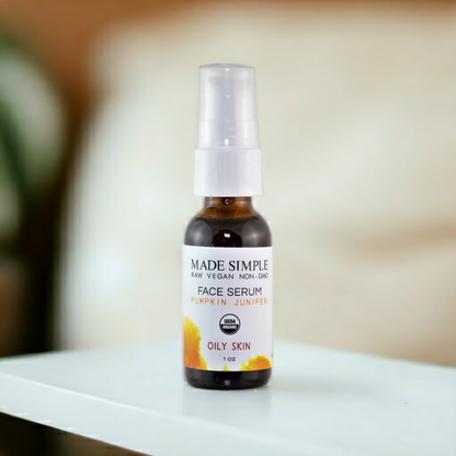 Pumpkin & Juniper Face Serum – Organic for Oily Skin