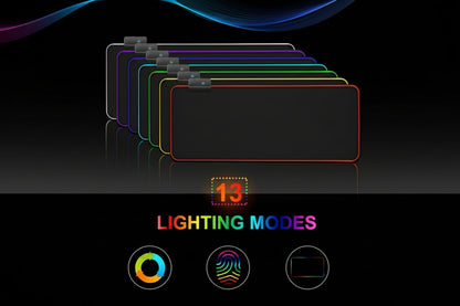 Ninja Dragons RGB Gaming Mouse Pad – Large LED Surface