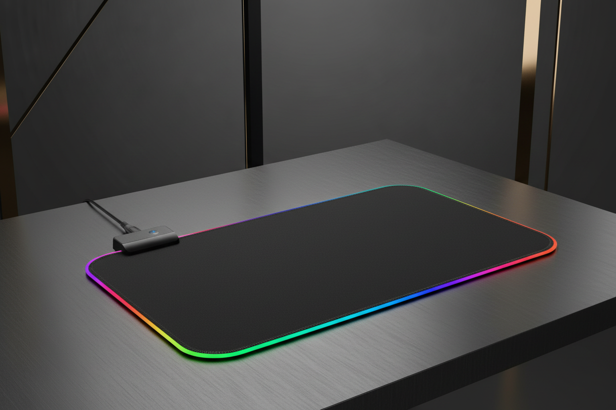 Ninja Dragons RGB Gaming Mouse Pad – Large LED Surface