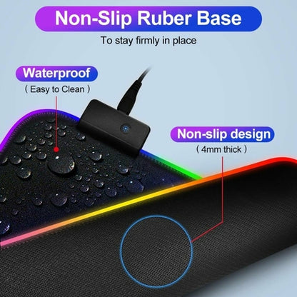 Ninja Dragons RGB Gaming Mouse Pad – Large LED Surface
