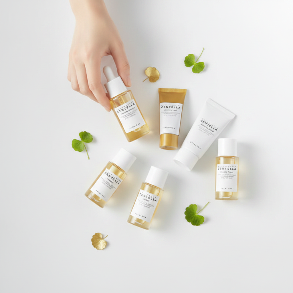 SKIN1004 Madagascar Centella Travel Kit 5 produse – Set Complet de Călătorie cu Centella Asiatica
