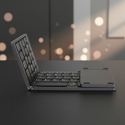 Triple Foldable Portable Bluetooth Mini Keyboard – Wireless