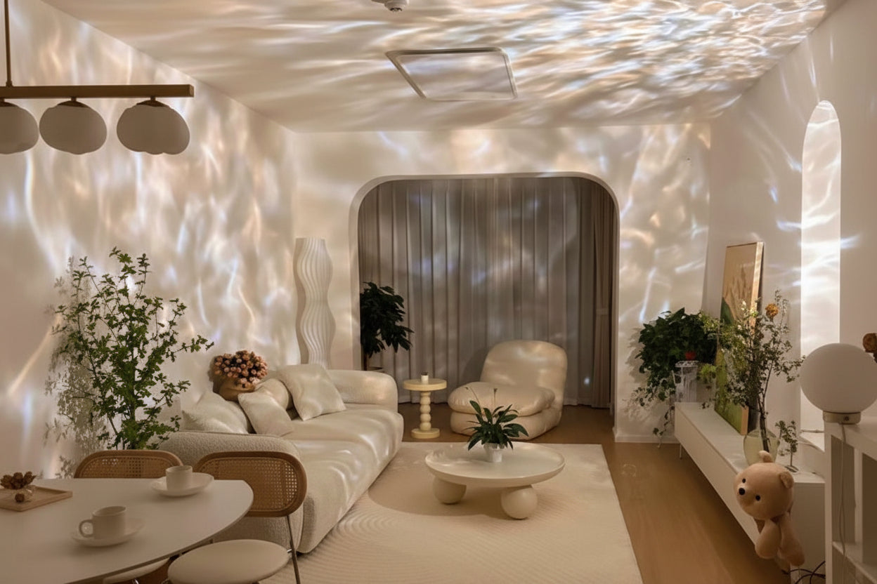 RippleWave™ Decorative Table Lamp – Creative Ambient Projector Light