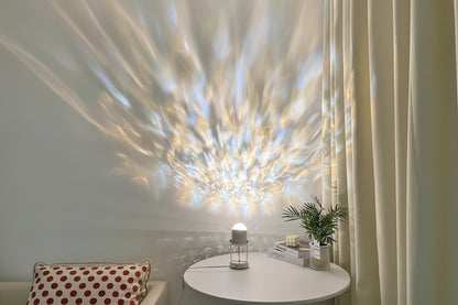 RippleWave™ Decorative Table Lamp – Creative Ambient Projector Light