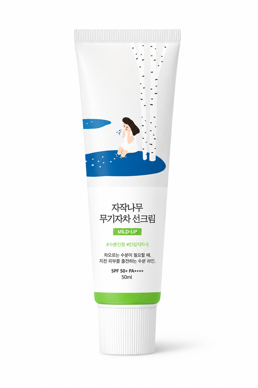 Round Lab Birch Moisturizing Mild-Up Sunscreen 50ml (SPF 50+ PA++++)