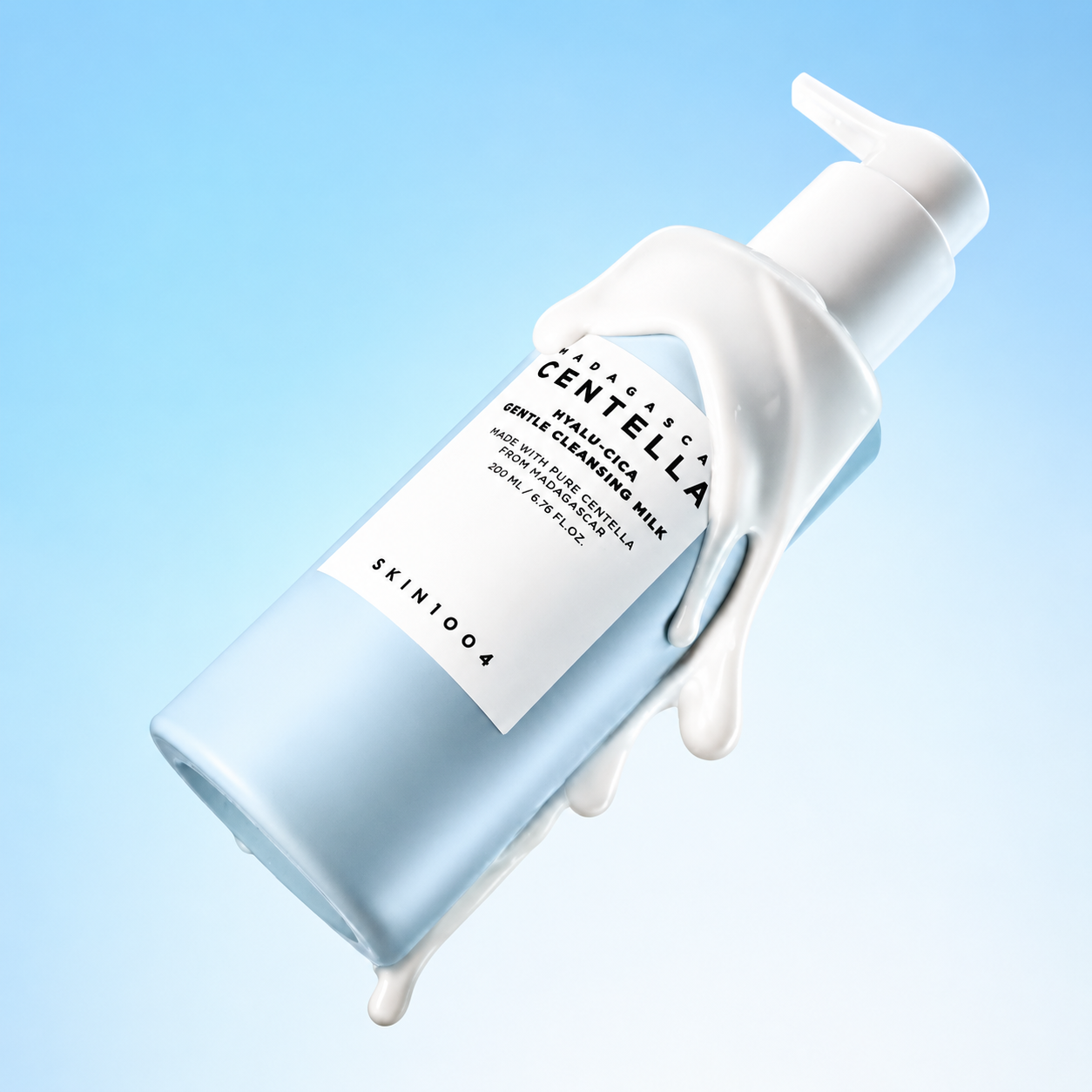 SKIN1004 Madagascar Centella Hyalu-Cica Gentle Cleansing Milk 200ml – Lapte de Curățare Hidratant cu Ceramide & Panthenol