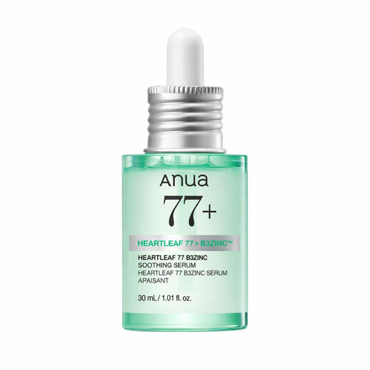 Anua Heartleaf 77% B3Zinc Soothing Serum 30ml – Ser Calmant Anti-Acnee cu Niacinamidă & Zinc