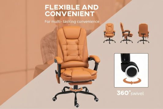 Ergonomic Massage Office Chair – Reclining Executive Chair