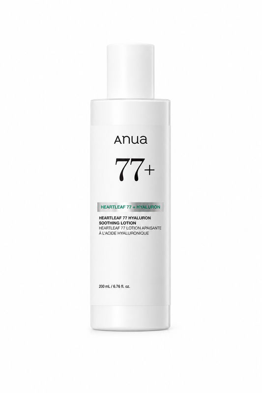 Anua Heartleaf 77% Hyaluron Soothing Lotion 200ml – Loțiune Calmantă cu Heartleaf & Acid Hialuronic