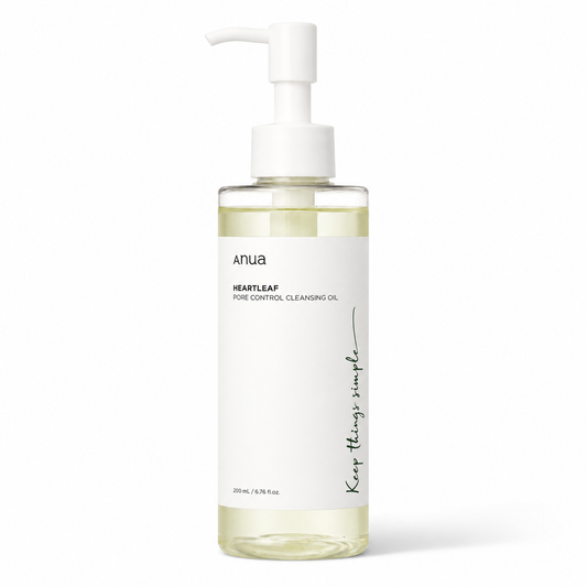 Anua Heartleaf Pore Control Cleansing Oil 200ml – Ulei de Curățare Hipoalergenic pentru Controlul Porilor