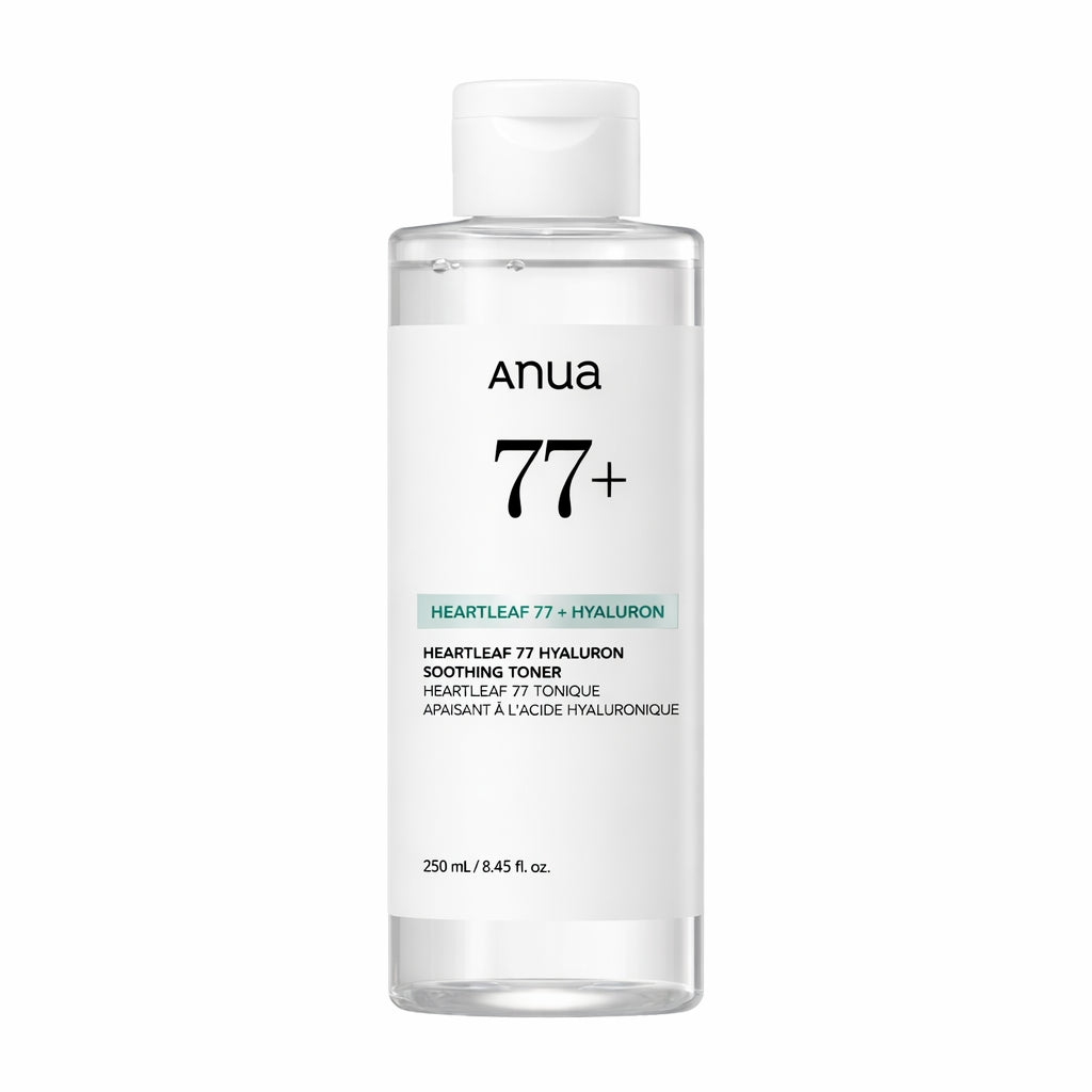 Anua Heartleaf 77% Soothing Toner 250ml – Toner Calmant cu Heartleaf & Acid Hialuronic