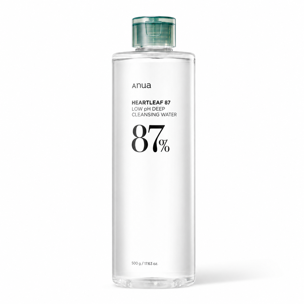 Anua Heartleaf 87% Low pH Deep Cleansing Water 500g – Apă Micellară Calmantă cu pH Scăzut